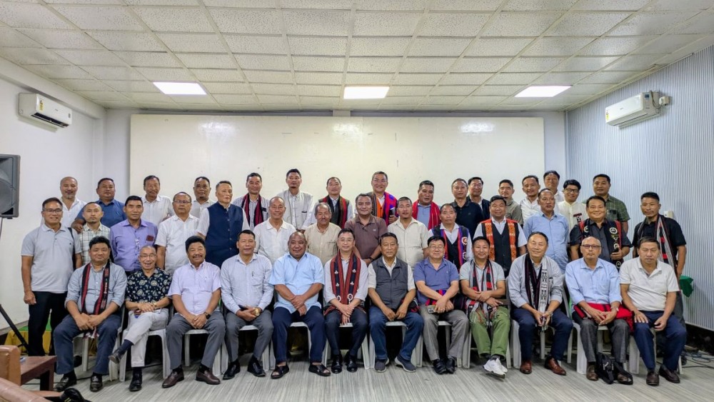 Members during the second consultative meeting between the Nagaland Tribal Hohos Coordination Committee and Eastern Nagaland Peoples’ Organization held at Hotel Saramati, Dimapur on May 27.